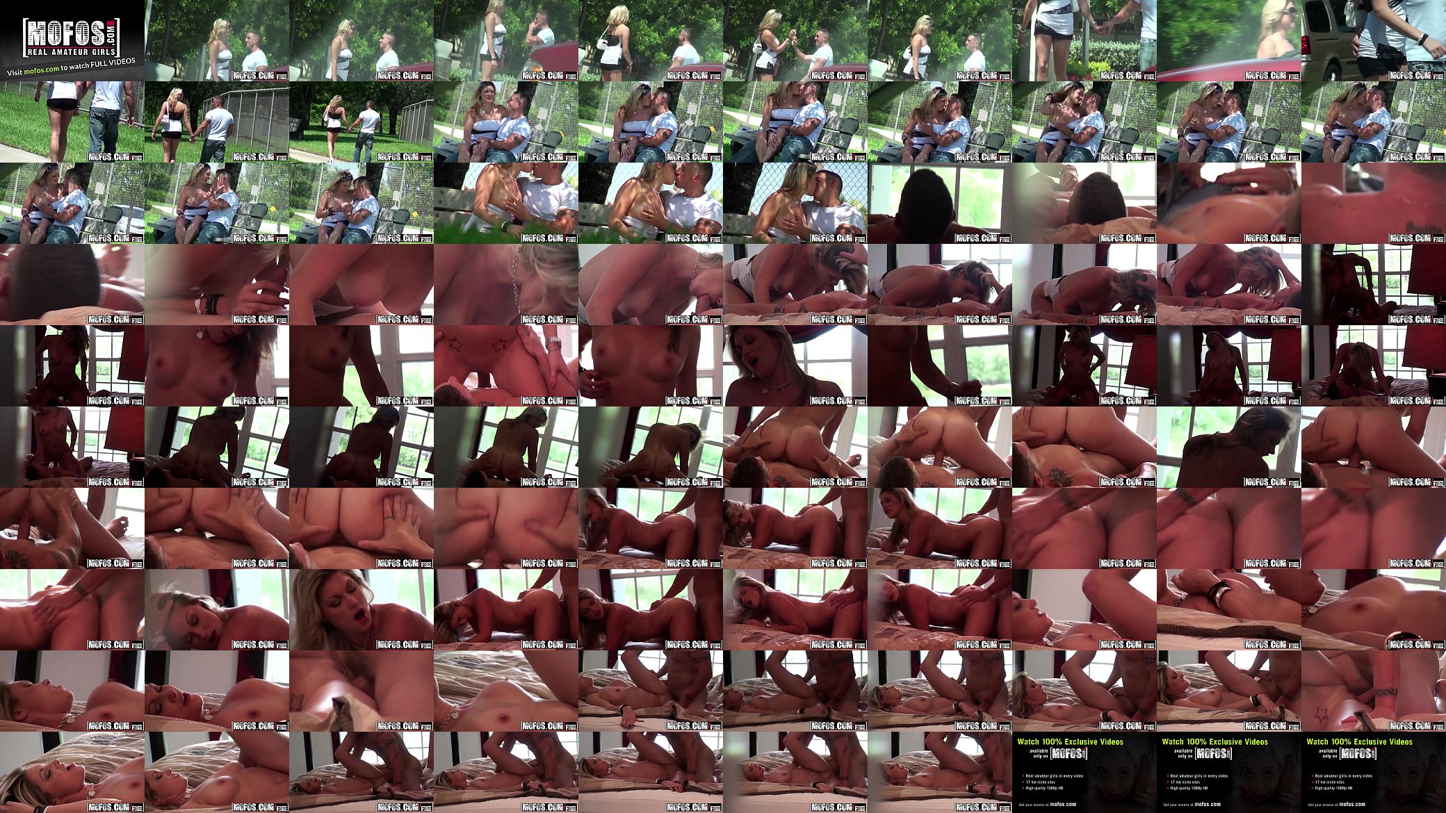 Blonde (Shyra Sheer) get fucked in the park as a creep films - Mofos 预览图