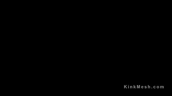 Femdom strap on anal banging in bondage
