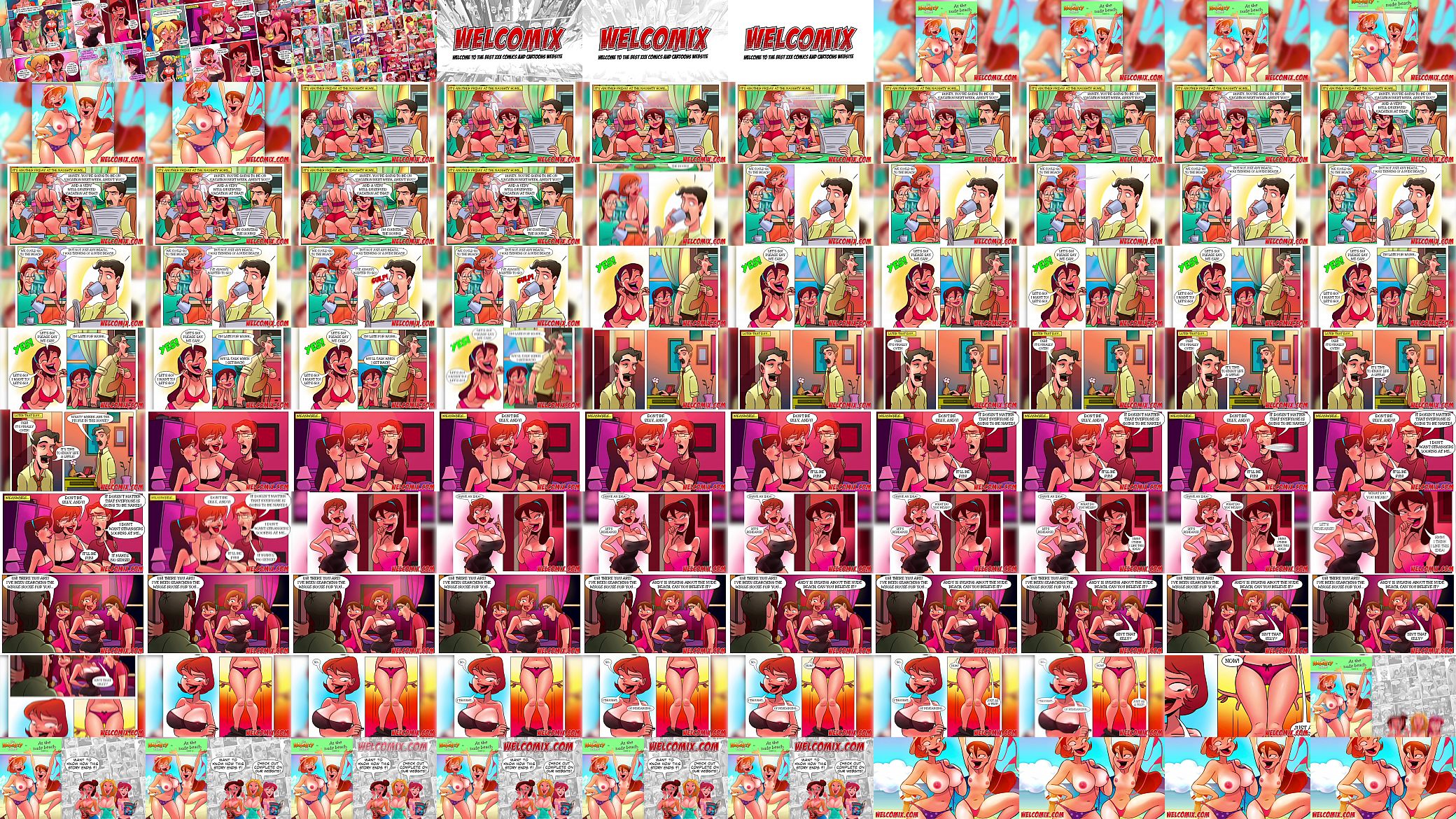 At the nude beach Part 1 - The Naughty Home Tittle 9 预览图