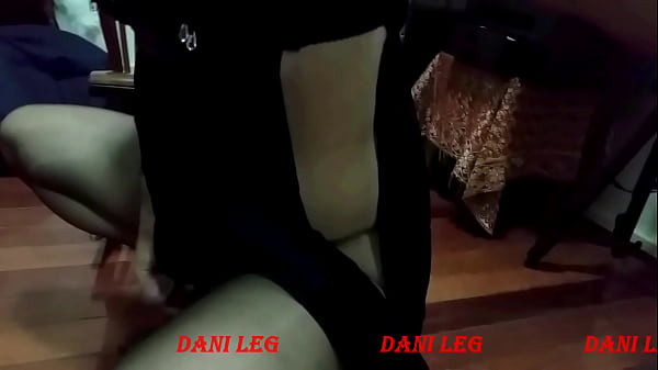 Blak Stockings and Tan Pantyhose with a Sexy Ni...