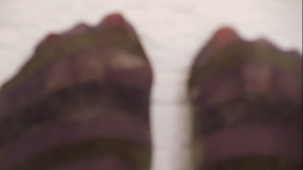 Enjoying the pantyhose