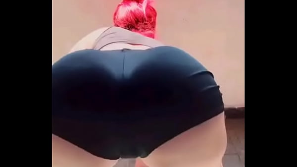 hot redhead dancing a lot