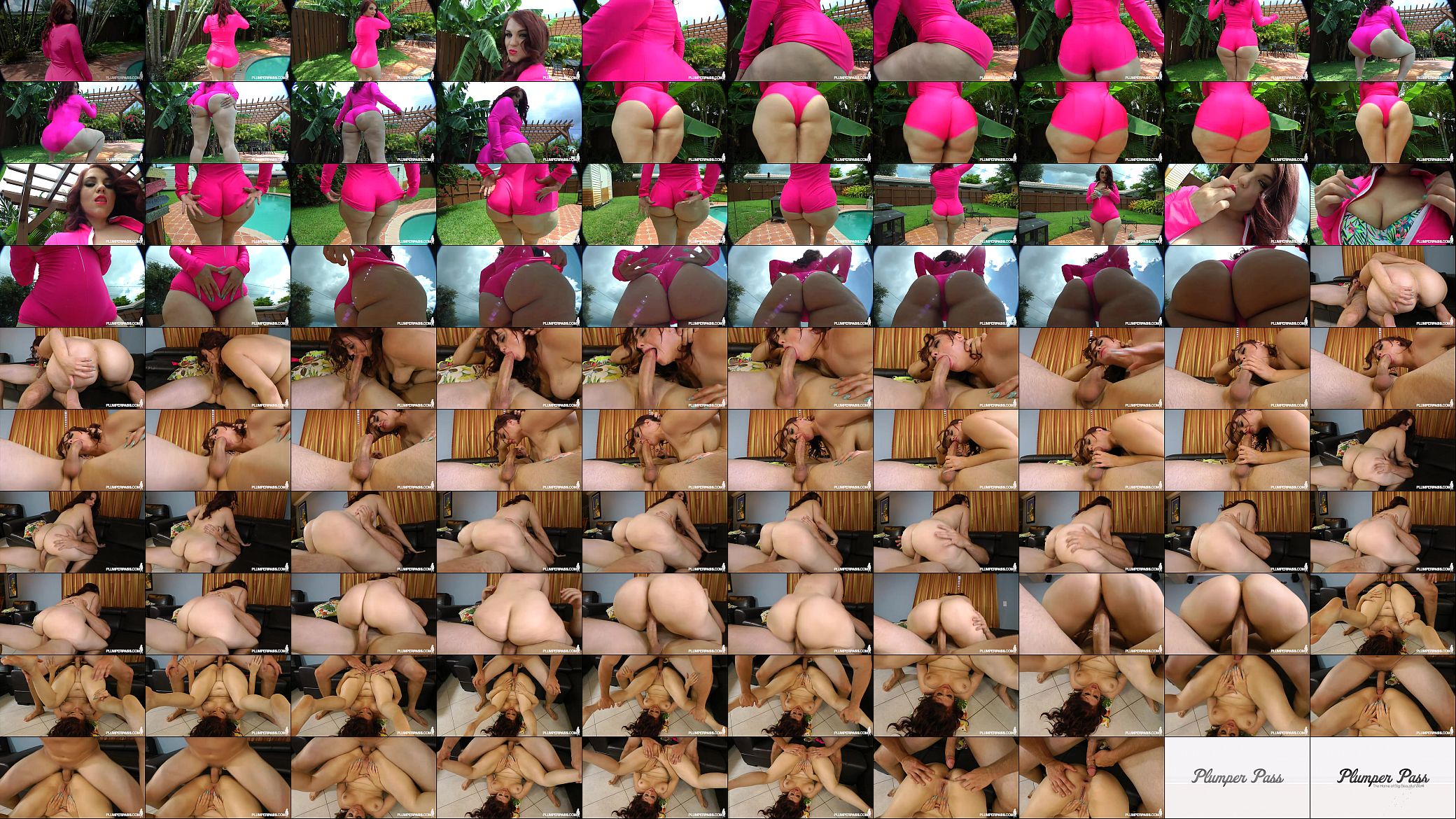 Big Booty PAWG Mazzaratie Monica Oils N Shakes her Huge Ass 预览图