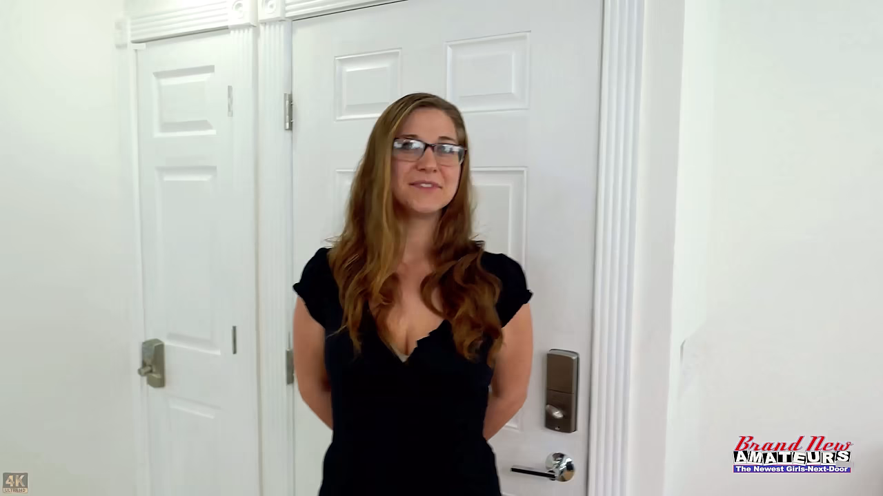 Petite Nerdy Brunette Ginger Kay Lee Sloppy Deepthroat Nerdy Glasses Fun!