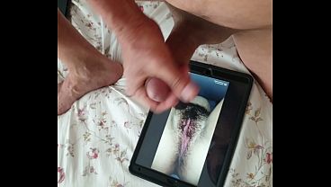 Cum tribute for a friend's wife