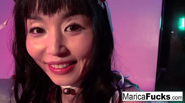 Marica Hase gets a gift box of sex toys to use!