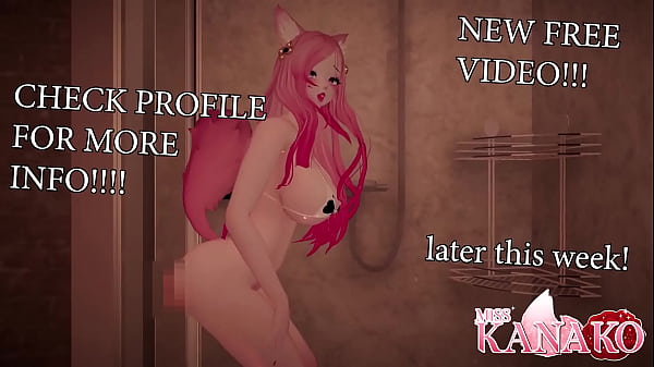 I RIDE this DILDO while you watch me in the SHOWER!!!!! SEXY CATGIRL in SHOWER!!!!