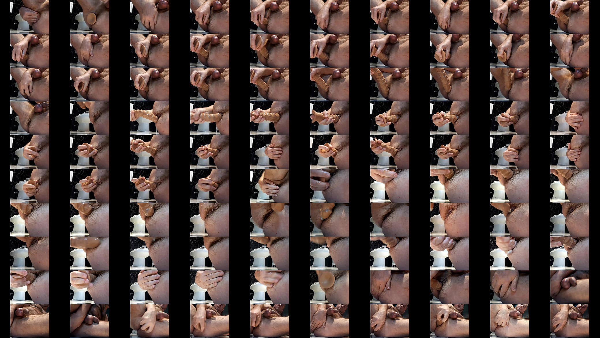 Qu&eacute; gusto da acariciarse el culo con un dildo grande con textura - AnzzoSan 预览图