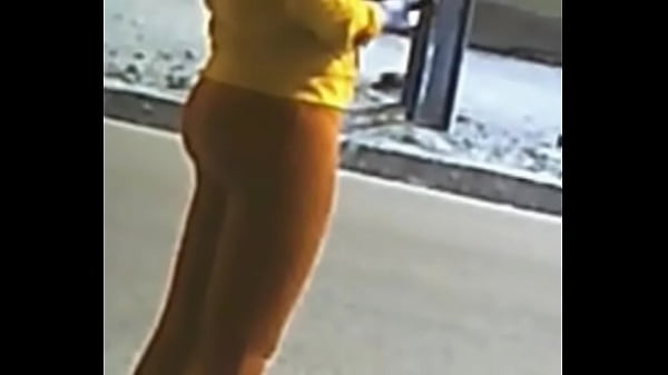 Ass waiting for the car.