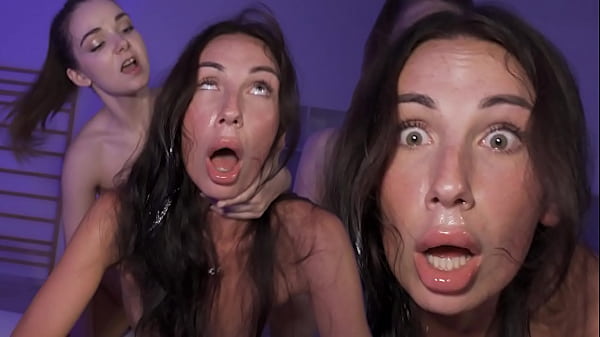 Download Video - Submissive Bimbo Teen Cums Her Brains Out During Cervix Crushing FFM Rough Fuck