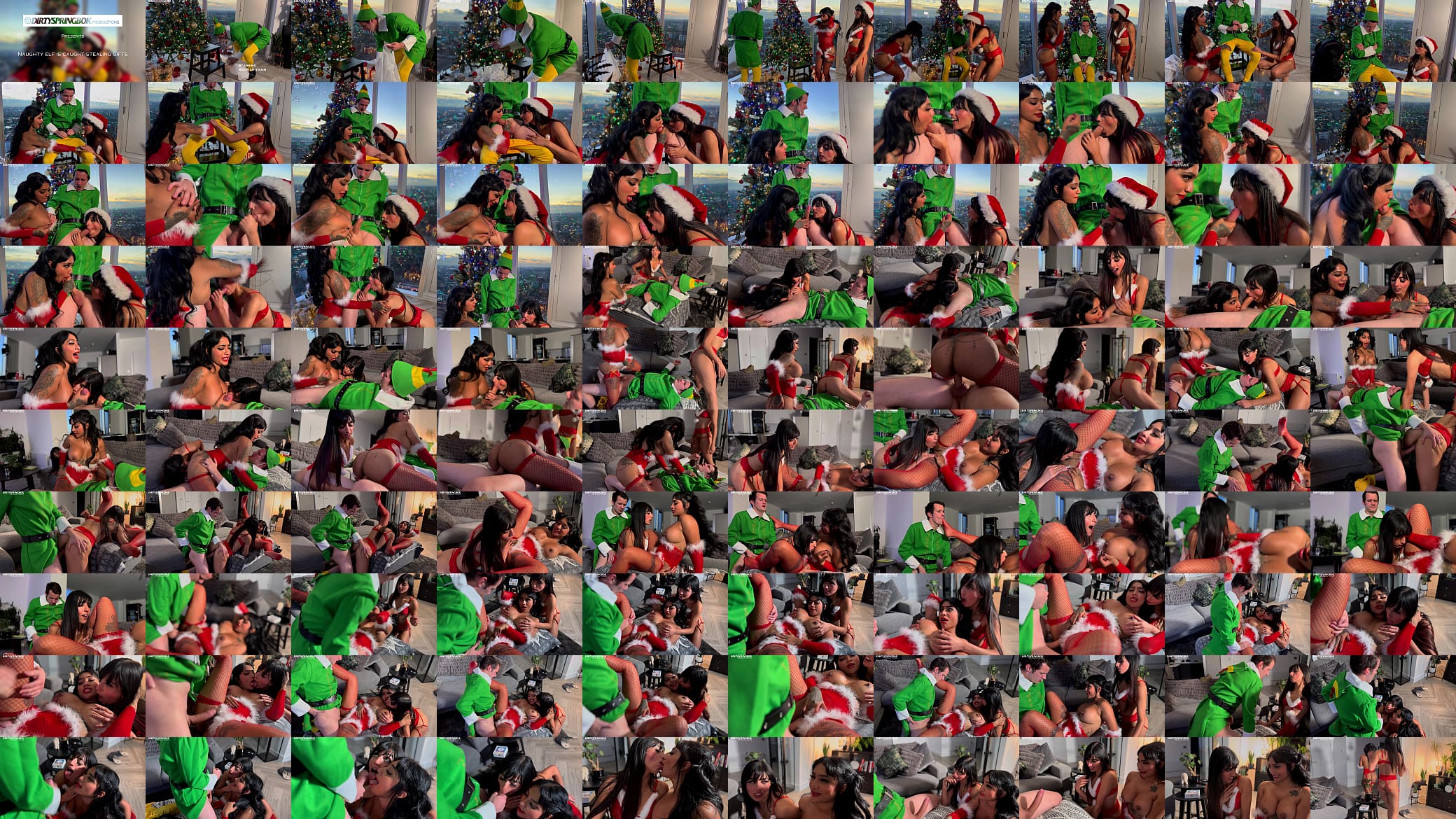 Aaliyah and Yasmina catch a naughty Elf stealing Christmas presents 预览图