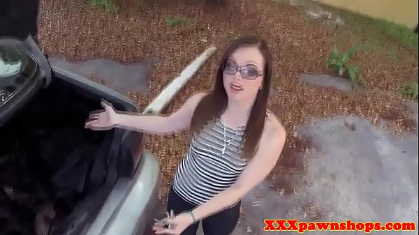 Pawning teenie sucking and fucking for cash