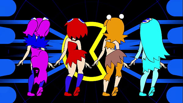 Minus8 Pac-Man Ghost Girls animation