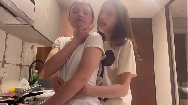 She fucks me hard while I cook her eggs!!