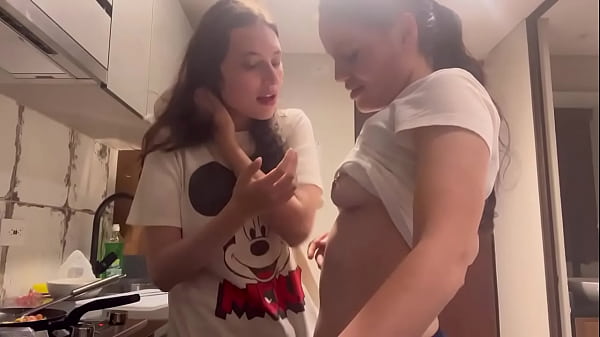 She fucks me hard while I cook her eggs!!