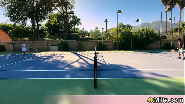 Beautiful tennis instructor MILF need to get her daily quickie fuck to stay healthy and sporty