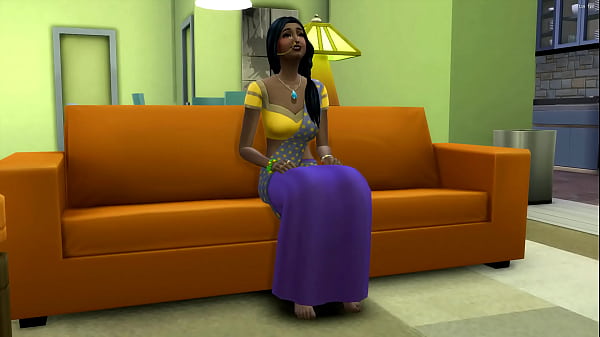 step Son enters the room in the middle of the day while she is taking a nap to have sex with her and make her pregnant - Indian