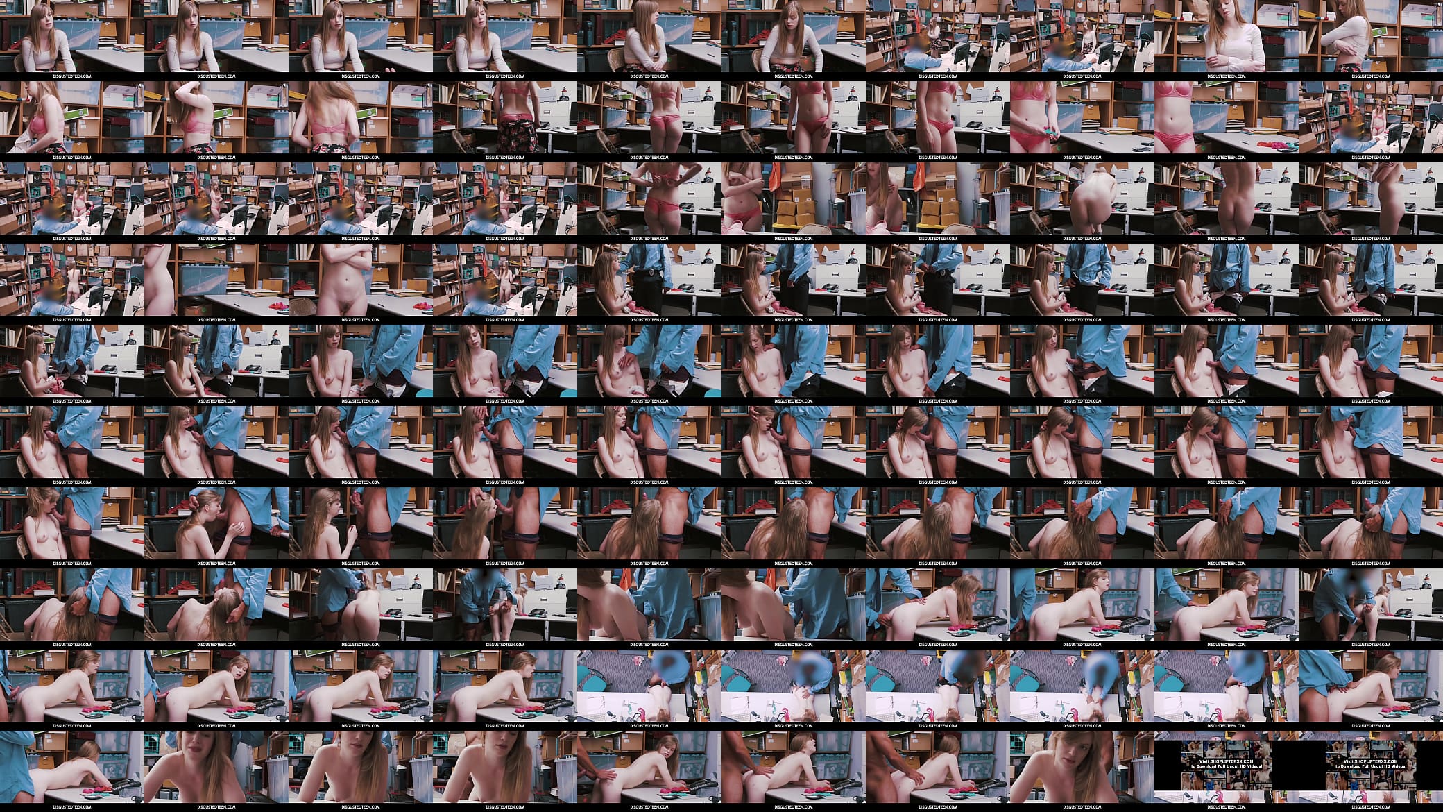 DisgustedTeen - Teen Babe Dolly Leigh Caught Shoplifting And Taken For A Questioning 预览图