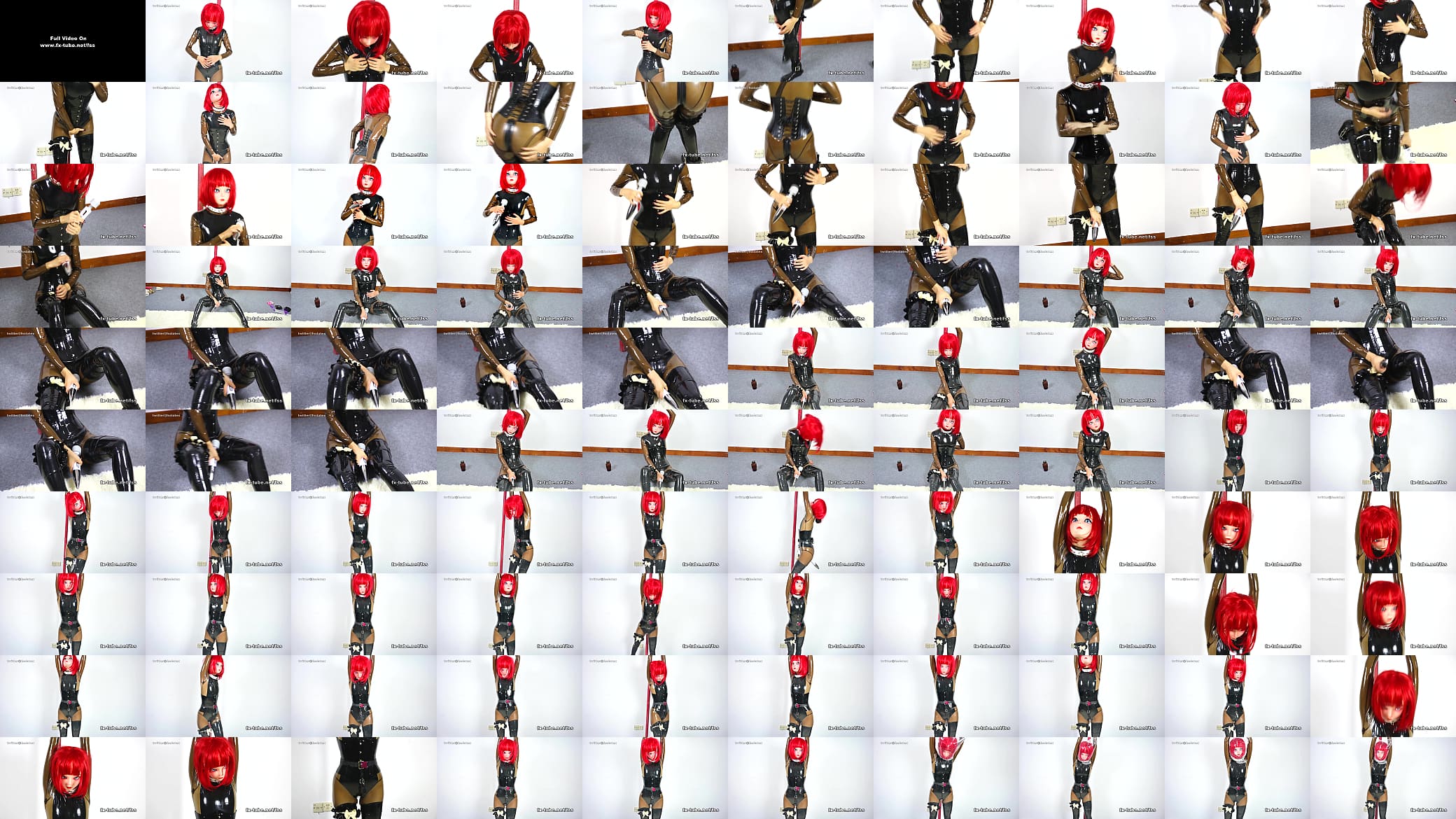 latex kigurumi lady bondage 预览图