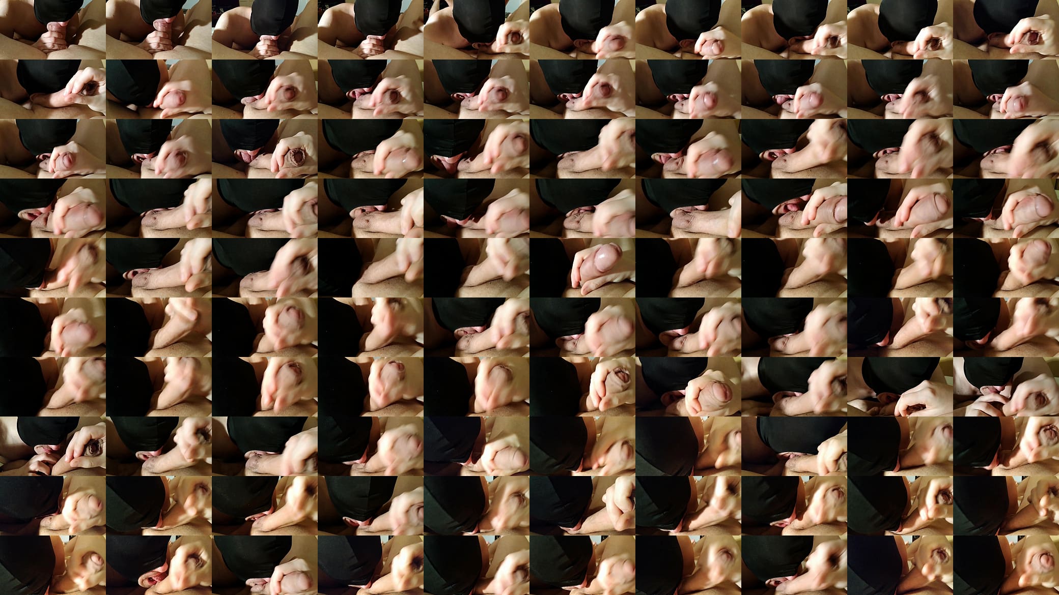Blinfold slave licking ass and balls with deepthroat blowjob HD 预览图