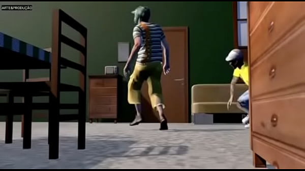 Chaves dançando break com velho safado