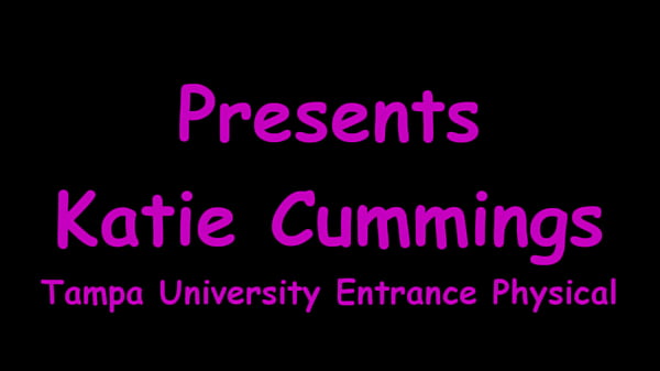 Tampa University Entrance Physical - Katie Cummings