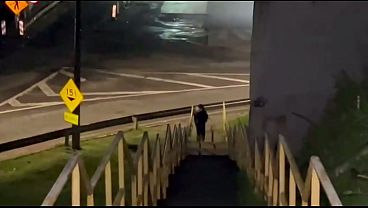 Wife approaches stranger on the street and has enjoyable anal sex.