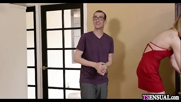 Download Video - Busty shemale smashed a guys tighty ass at a blind date