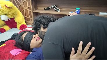 Blindfolded Wife Body Touching Hot Romance