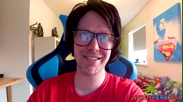 Brit newbie masturbates for nerd