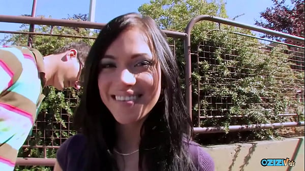 Brunette gets fucked doggy style after getting cunnilingus
