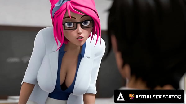 Milf hentai teacher begs for big dick student's load