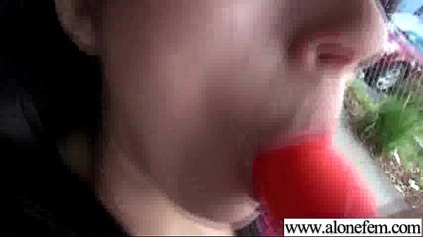 Solo Horny Amateur Girl Get Dildo Toys In Holes video-08