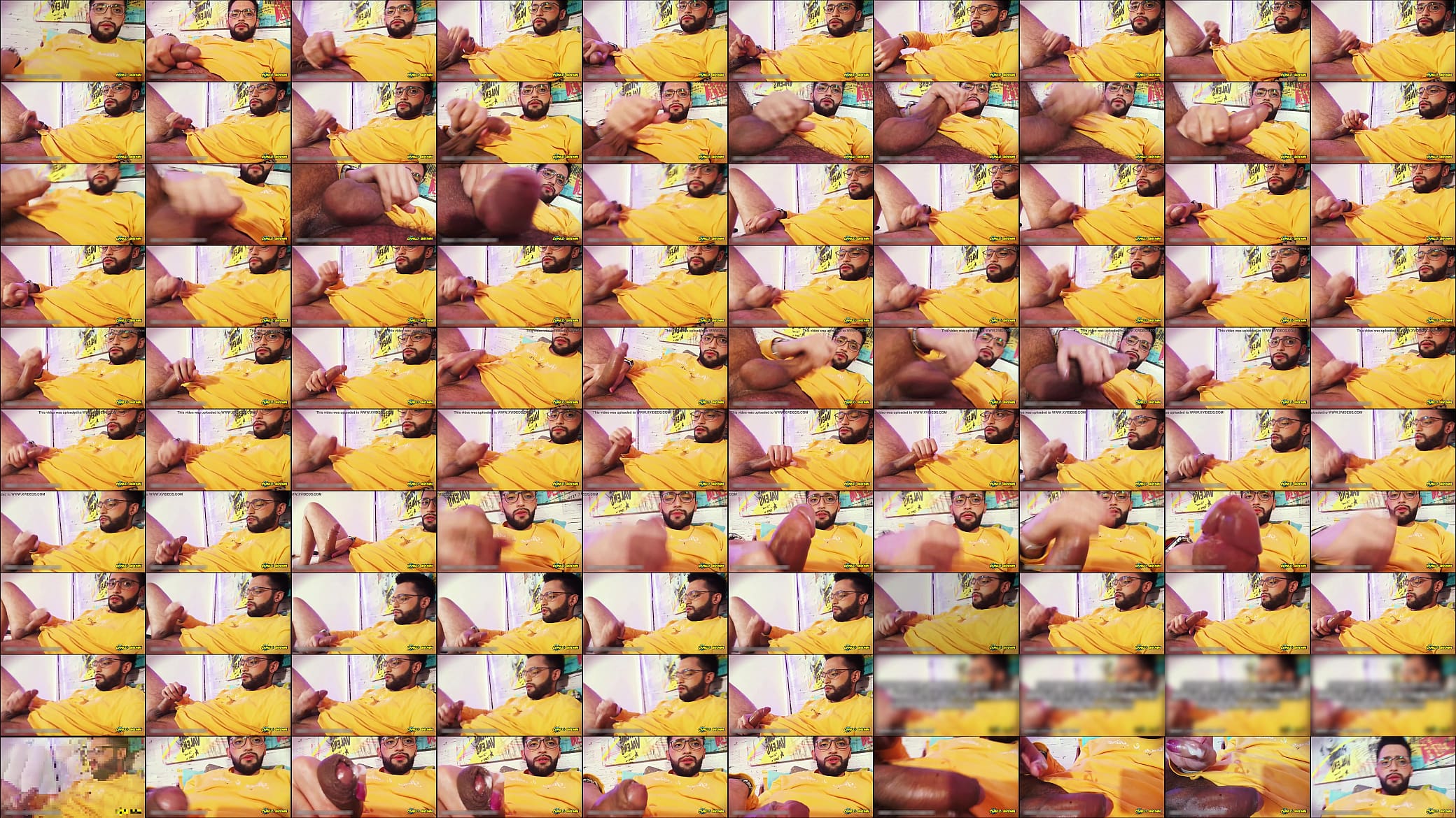 Jerking my big uncut cock until I cum. Would you like me to cum in your ass next? ? 预览图