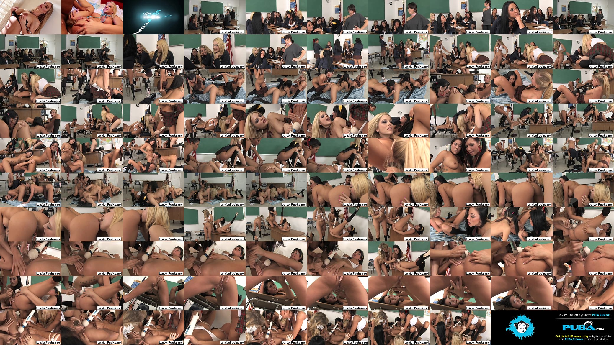 9 Girl Orgy with London Keyes 预览图