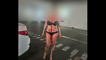 Moaning at the top of her lungs: the skinny girl goes wild when I stick my cock in her.