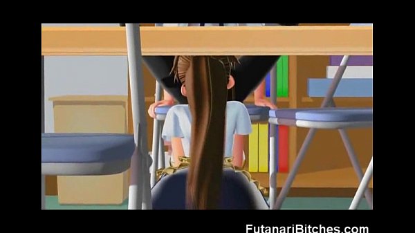 Download Video - 3D Futanari Coed Cums inside Teen Twice&excl;