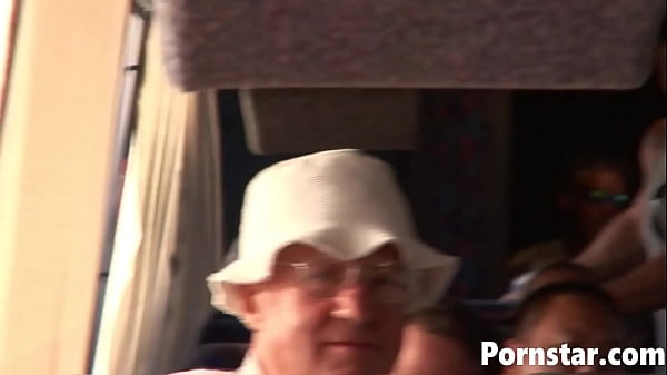Pornstar Desire Moore Gangbanged Inside Bus