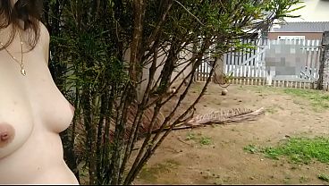 Naked wife in front of a stranger