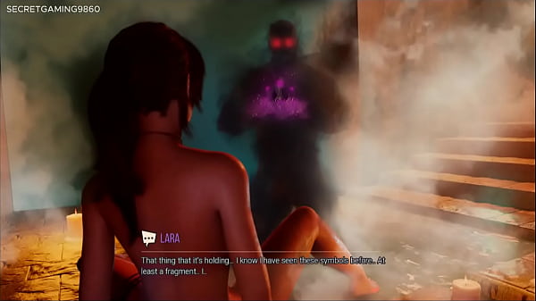 Download Video - She gets fucked in a Threesome While Exploring a Cave then a Demon With a Monster cock wants to Fuck Her Ass - Croft Adventures 01 Developed By PIXDES Games