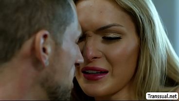 Fucking this hot cock addict TS so hard