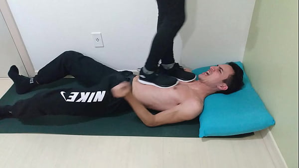 Mistress Emma testing her new shoes - Hard Trample