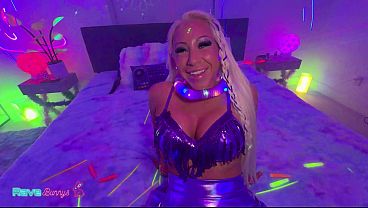Platinum Braided Pamela Worships Brian Omally's Cock On Her Knees!