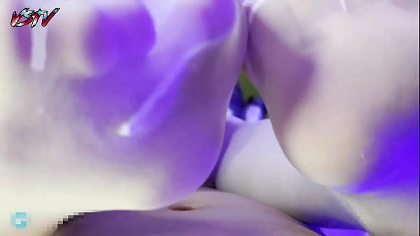 Footjob in white stockings and blowjob to stepbrother on my bed then I ride