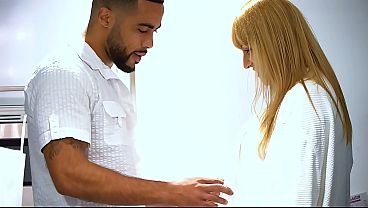 Lonely big tit Blonde Milf fucks delivery guy
