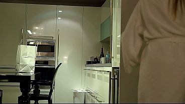 Lonely big tit Blonde Milf fucks delivery guy