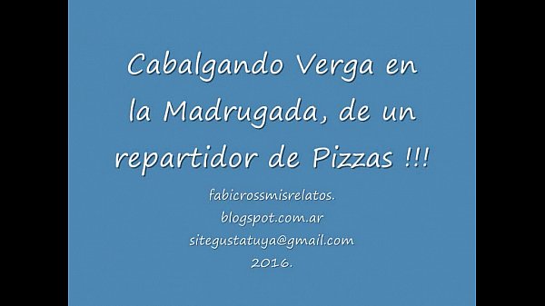 Cabalgando la verga del repartidor de pizzas. F...
