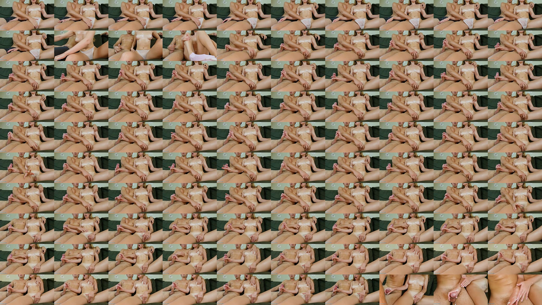 Mutual masturbation until cumshot, oiled tits and wet pussy - ProgrammersWife 预览图
