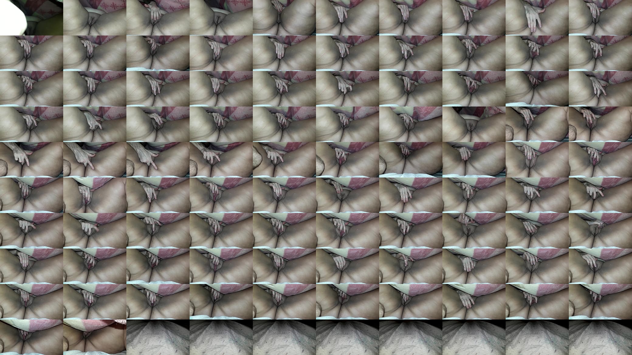 Playing with my BBW wife pussy under the blanket 预览图