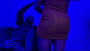 Hot Sexy Waitress Making Sure The Club Customers is Very Satisfied